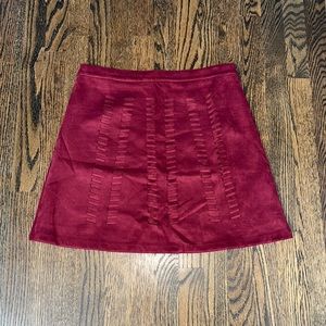 Maroon Skirt